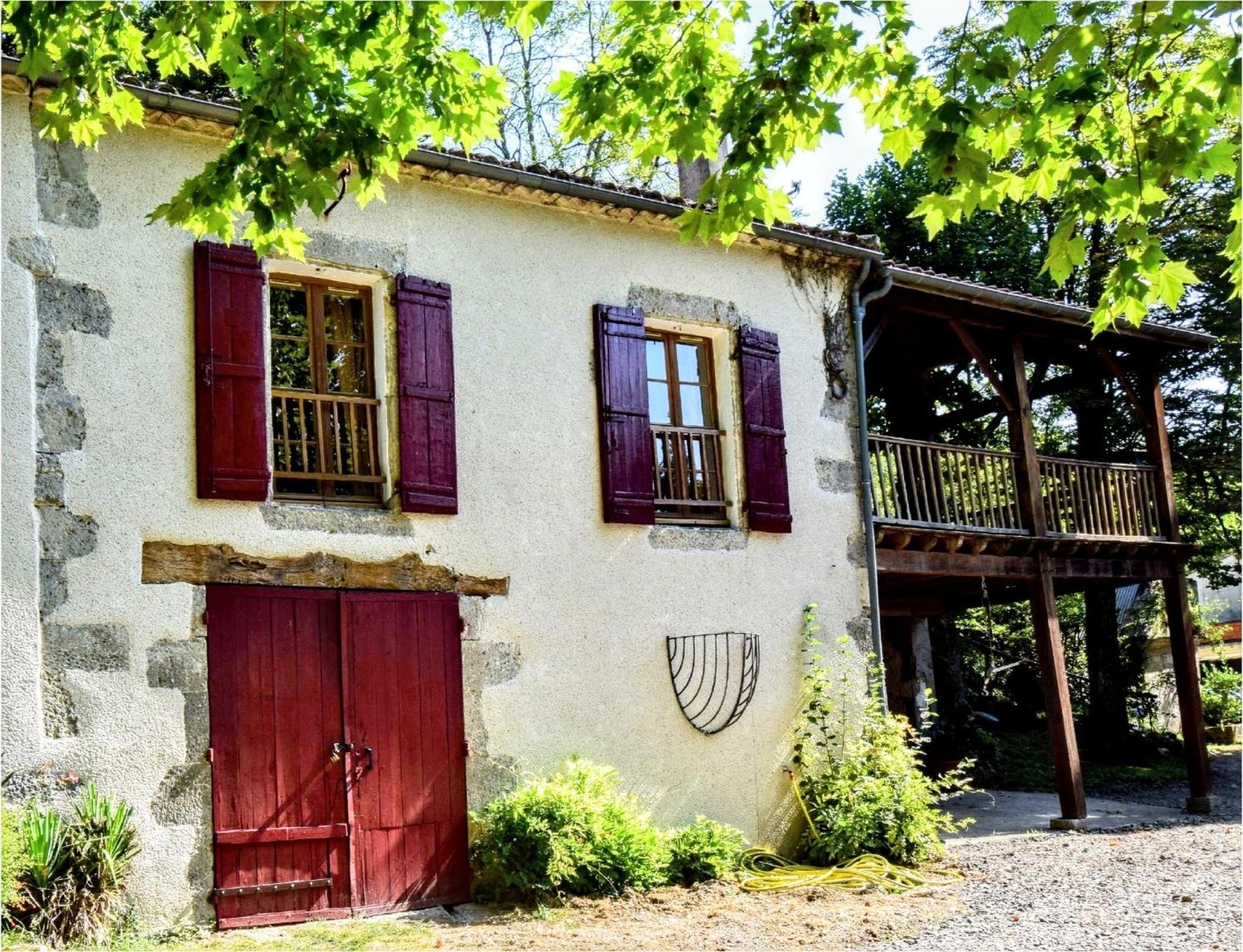 Le Nid - Maison Dans Les Bois Avec Cheminee Et Vue Villa Port-Sainte-Marie Exterior photo