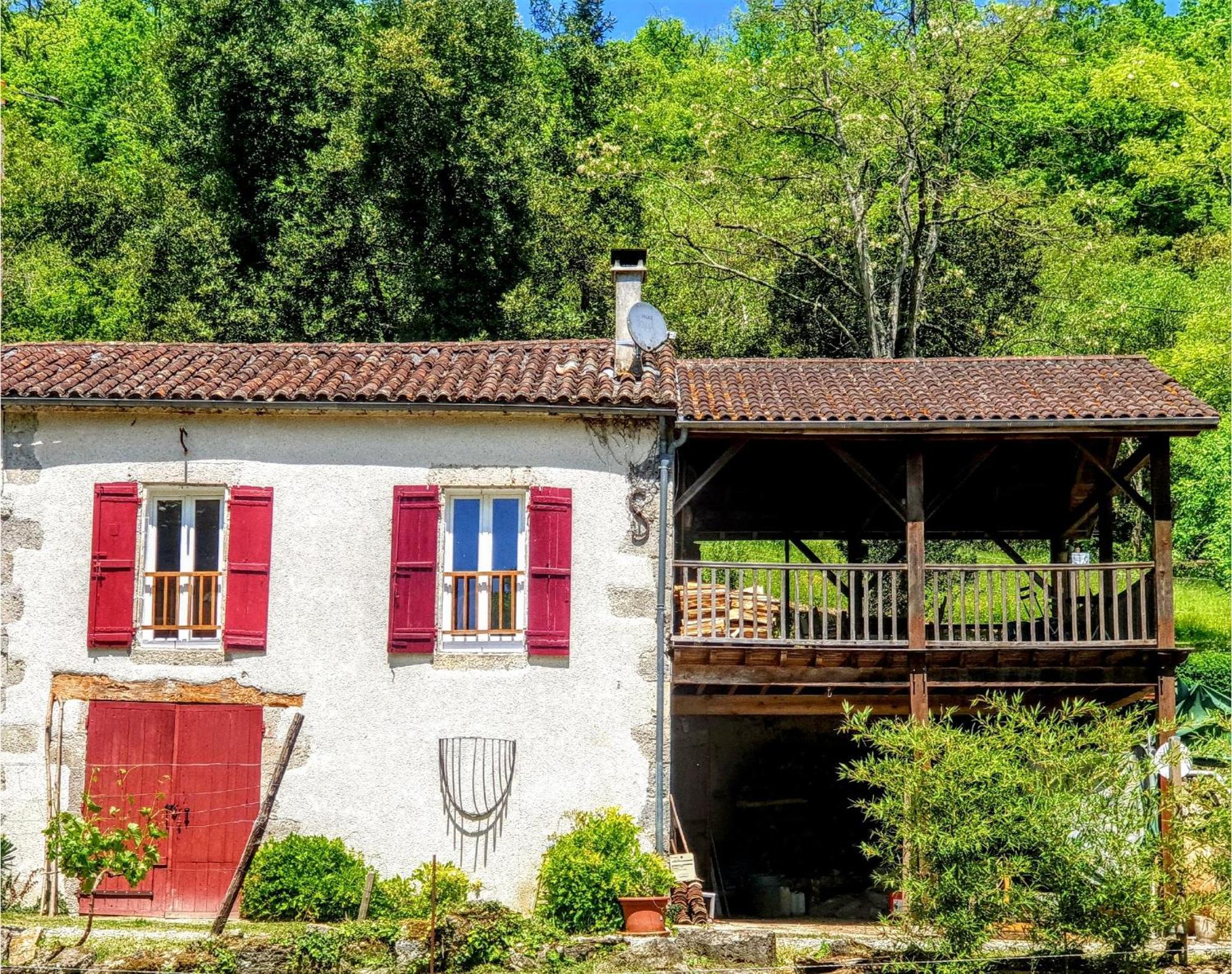 Le Nid - Maison Dans Les Bois Avec Cheminee Et Vue Villa Port-Sainte-Marie Exterior photo